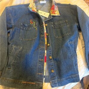 Custom Embroidered Denim Jacket